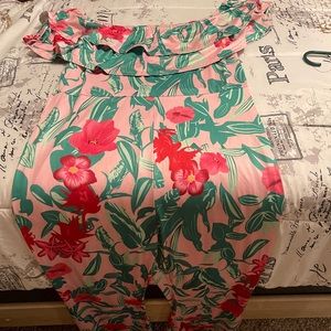 Floral Off Shoulder Jumper